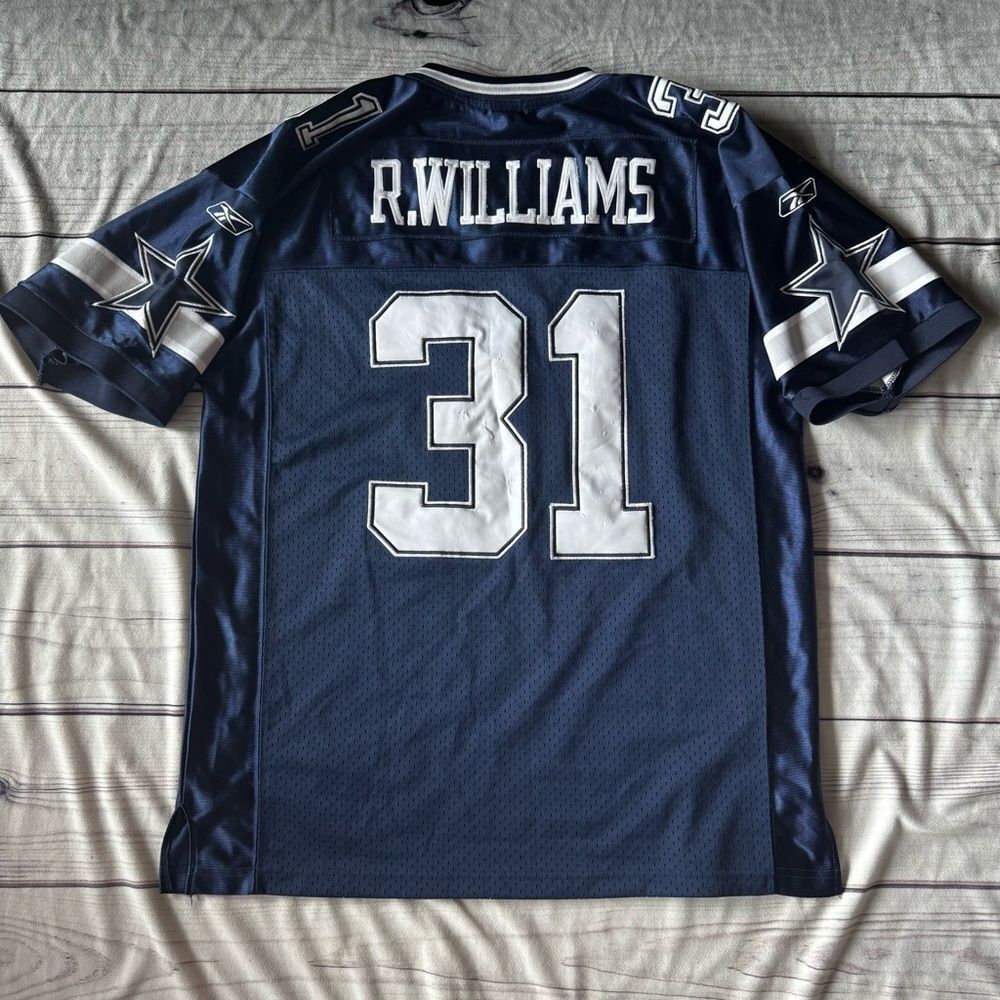 Roy Williams #31 Dallas Cowboys‎ Vintage NFL Football REEBOK Jersey Sewn Sz 52